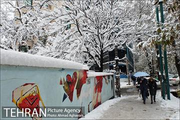بارش اولین برف پاییزی در تهران 23