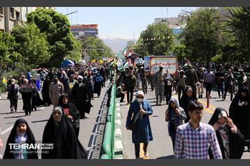 راهپیمایی وز قدس در پایتخت 40