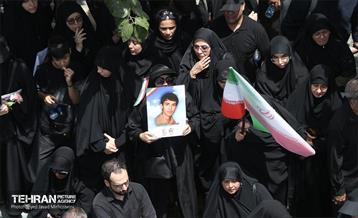 تشییع شهدای اقتدار ملی در تهران - 4 12