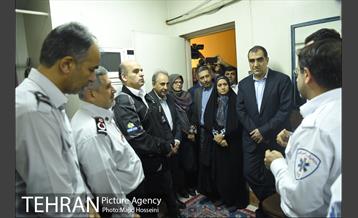 بازدید شهردار تهران و وزیر بهداشت از مراکز پزشکی و درمانی شهر 17