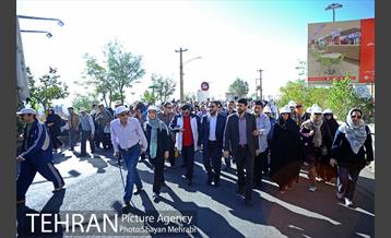 اولین دوره پیاده روی خانوادگی ایثارگران شهرداری تهران 5