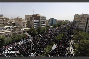 تشییع شهدای اقتدار ملی در تهران 1