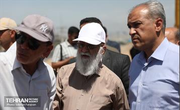 بازدید رئیس شورای شهر از پروژه بزرگراه شهید شوشتری 26