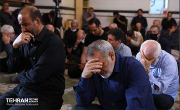 حضور شهردار تهران در مراسم ترحیم جانباز شهید محمد سرتیپی