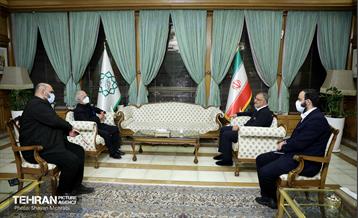 دیدار شهردار تهران با دبیر ستاد مبارزه با مواد مخدر 2