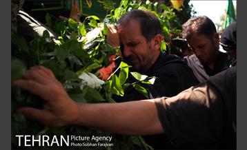 تشییع شهدای مدافع حرم تیپ فاطمیون 5