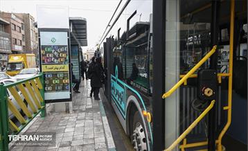 بهره‌برداری از اتوبوس های برقی شهر تهران 21