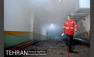 آتش سوزی در ساختمان برق حرارتی 6