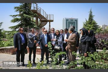 بازدید وزیر فرهنگ جمهوری آذربایجان از اراضی عباس آباد 13