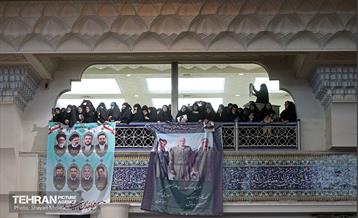 مراسم وداع با پیکر شهیدان خدمت - ۱ 15