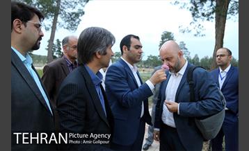 بازدید دبیر کل متروپلیس از دریاچه شهدای خلیج فارس 12