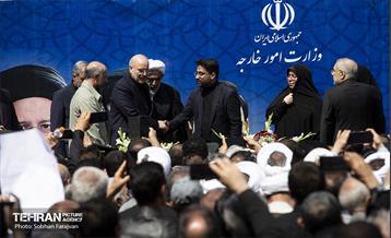 تشییع پیکر شهید حسین امیرعبداللهیان در وزارت خارجه 9