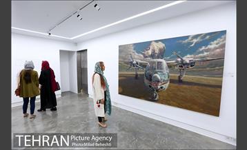 نمایش نقاشی های یحیی رویدل با عنوان گراند در گالری ثالث‎ 6