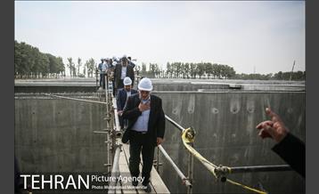 بازدید اعضای شورا شهر از تصفیه خانه فاضلاب فیروزبهرام 24