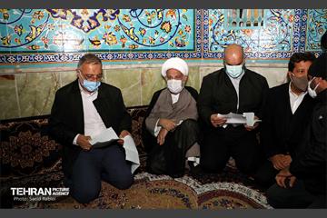 دیدار مردمی شهردار تهران در مسجد نواب صفوی 8