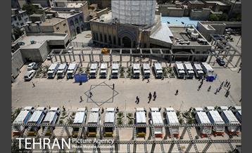 رونمایی از ناوگان حمل پسماندهای بیمارستانی 2