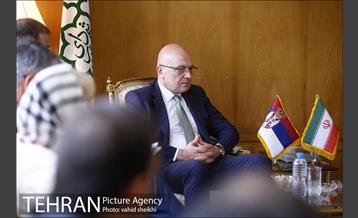 دیدار سرپرست شهرداری تهران با وزیر فرهنگ و رسانه های جمهوری صربستان 7