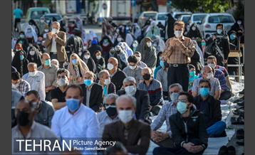 اقامه نماز عید سعید فطر در مسجد بقیه الله اعظم - محله چهاردیواری 35