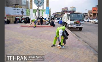 خدمات رسانی شهرداری تهران در شهر نجف 9