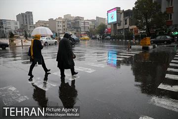 بارش باران پاییزی در تهران- 2