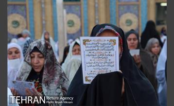 اقامه نماز عید فطر امامزاده صالح 7