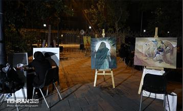 عزاداری شب هفتم محرم در خیمه هنر 23