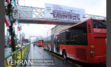 خدمات شهرداری تهران در پایان راهپیمایی یوم الله 22 بهمن 38