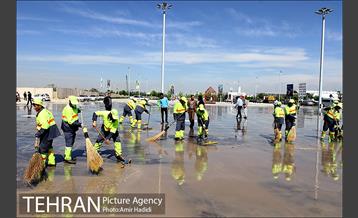 افتتاح خط و ایستگاه مترو نمایشگاه شهر آفتاب 20