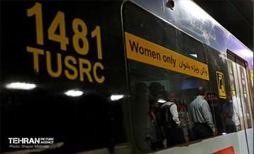 تست گرم بخش شمالی خط ۶ مترو تهران 2