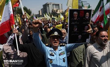 راهپیمایی مردمی علیه تهاجم رژیم صهیونیستی به ایران 8