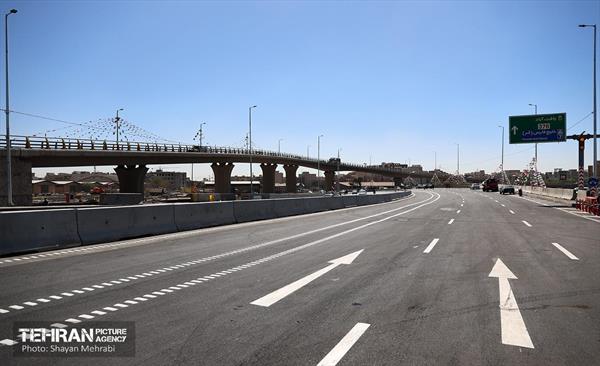 آیین افتتاح دسترسی شمال به جنوب بزرگراه آیت‌الله سعیدی 33