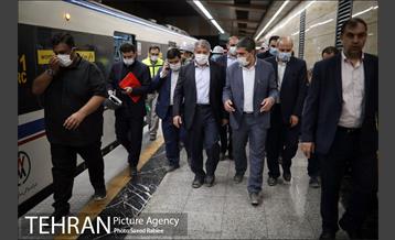 بازدید محسن هاشمی از خط 10 مترو 19