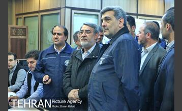 بازدید وزیر کشور از ستاد بحران شهر تهران 4