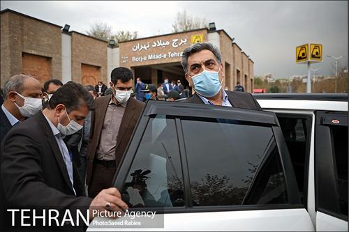 بازدید شهردار تهران از ایستگاه مترو برج میلاد 21