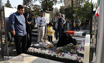 حال و هوای مزار شهید حسن طهرانی‌مقدم 15