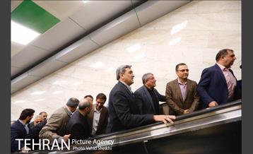 آیین بازگشایی و بهره برداری از 3 ایستگاه خط هفت مترو پایتخت 15