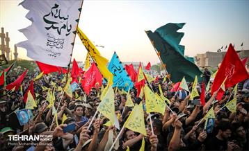 راهپیمایی سلام یا مهدی(عج) در مسجد سهله 11