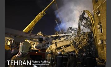 امداد رسانی شبانه در حادثه پلاسکو 28