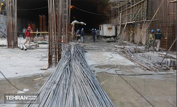 بازدید دانشجویان از پروژه ایستگاه مترو تختی 13