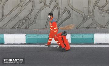 خدمات شهرداری تهران در پایان راهپیمایی ۲۲ بهمن - ۱ 1