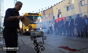 آیین بدرقه کاروان اعزامی اتوبوس های خادم الحسین (ع) 34