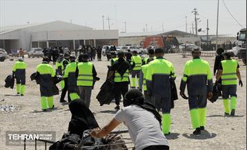 خدمات نیروهای پاکبان شهر تهران در اربعین حسینی 33