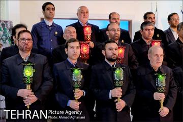 رونمایی از پرچم حرم حضرت عبدالعظیم (ع) در برج میلاد 14