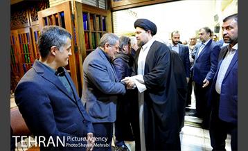 مراسم ختم حاجیه خانم طیبه هاشمی بهرمانی(همشیره هاشمی رفسنجانی) 22