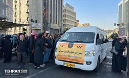 خدمت‌رسانی رایگان تاکسی‌های شهری به شرکت‌کنندگان مراسم وداع با آقای شهید ایران 8