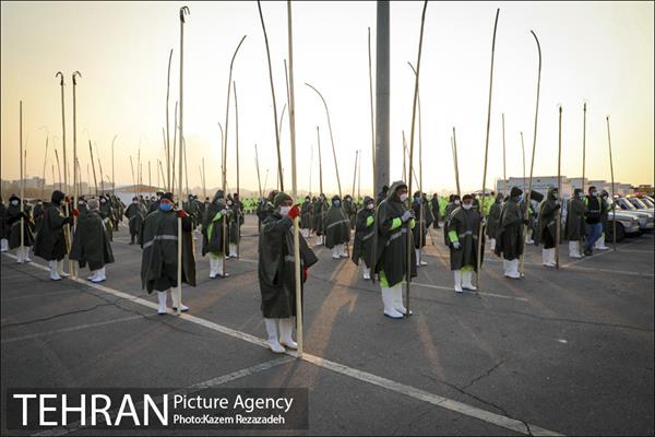 مانور عملیات برف روبی شهرداری منطقه 19