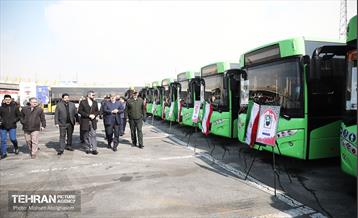 مراسم اختصاص ۳۳۴ دستگاه اتوبوس ویژه انتخابات 6
