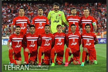 دیدار تیم‌های فوتبال پرسپولیس و الوحده