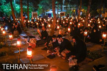 مراسم احیای شب بیست و سوم ماه مبارک رمضان در گلزار شهدای بهشت زهرا(س) 9