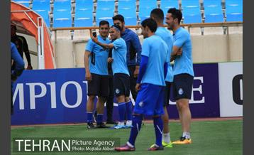 تمرین تیم فوتبال استقلال تهران
